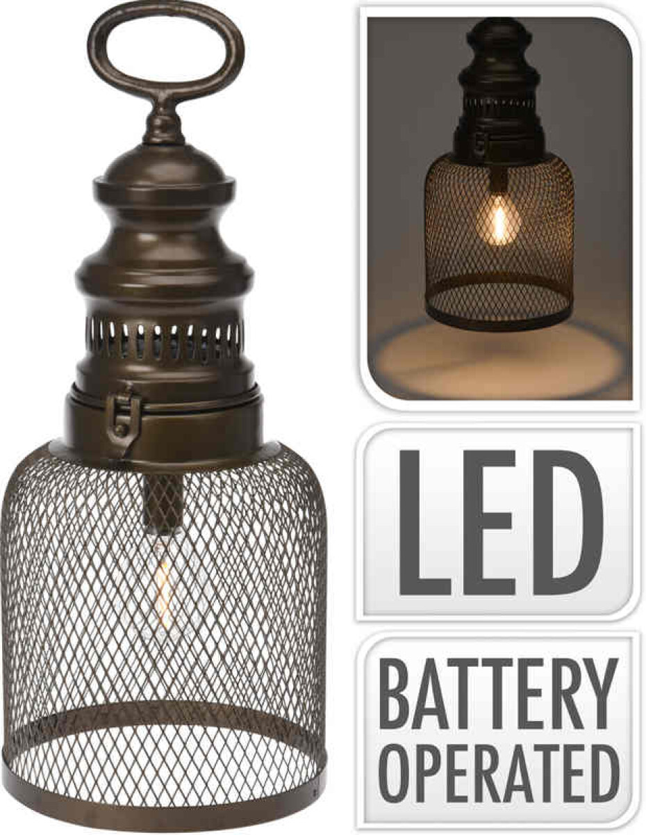 PROGARDEN Lucerna závěsná s LED žárovkou ocelová 35 cm KO-HZ1952260 - main (0)