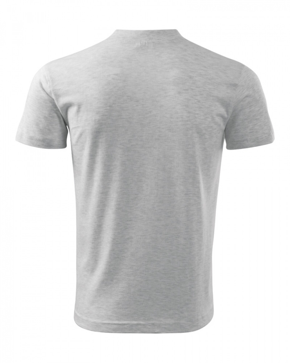 ESHOP - Pánské triko BASIC FREE F29 - S-XXL - světle šedý melír - main (2)