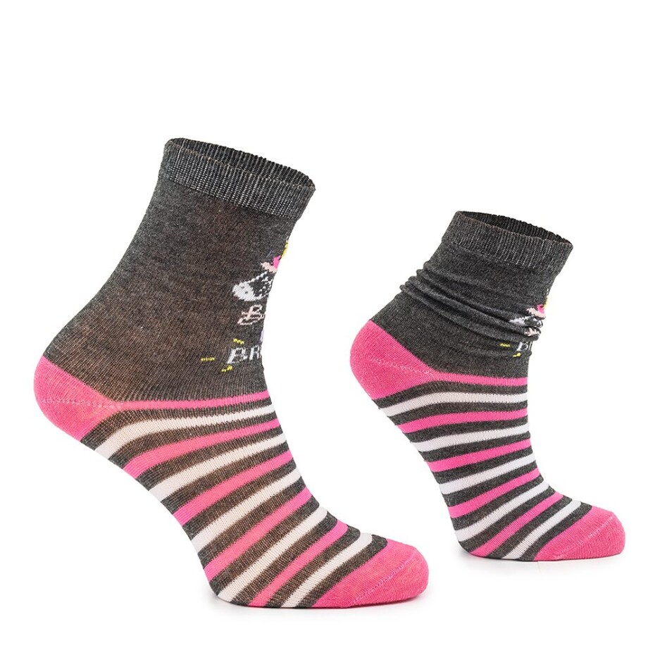 veselé ponožky FUNNY dívčí - 3pack, Pidilidi, PD0134-01, holka - 31-34 - main (4)