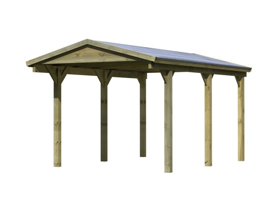 Carport KARIBU SATTELDACH 1 43468 LG2487 - main (0)