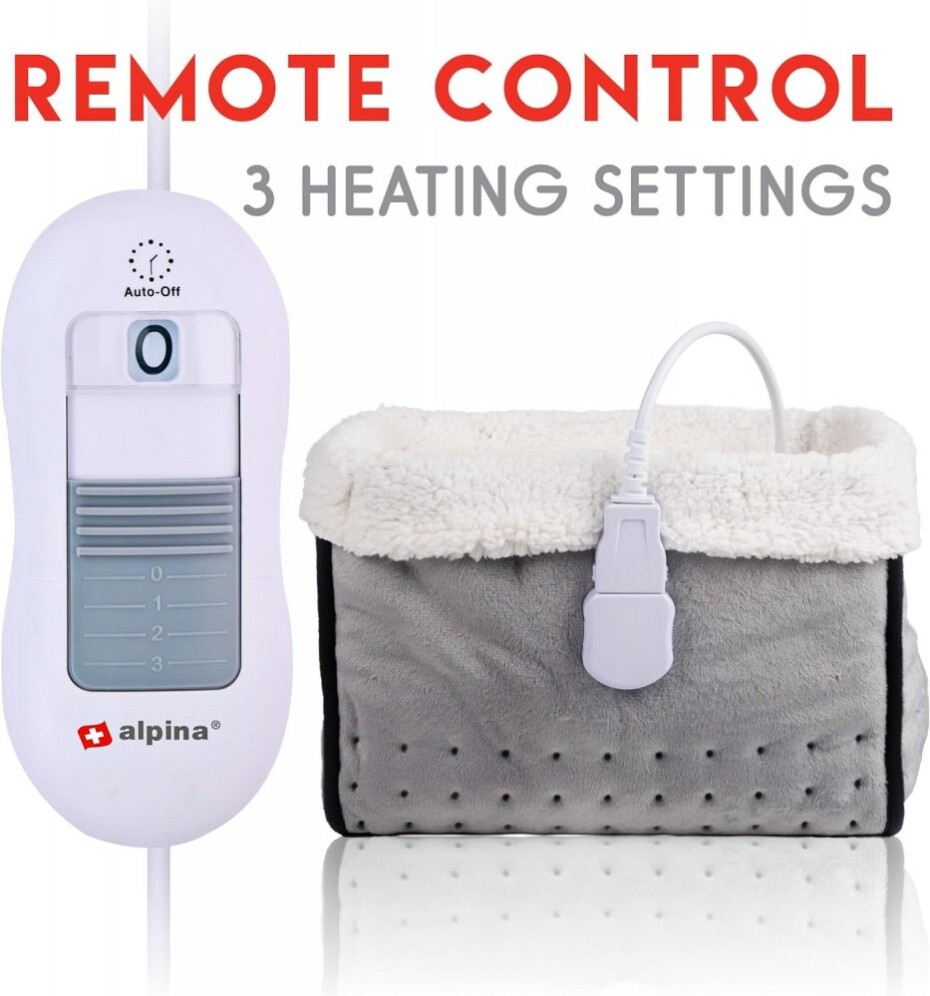ALPINA-NK Ohřívač nohou elektrický světle šedá 100W ED-226631 - main (5)