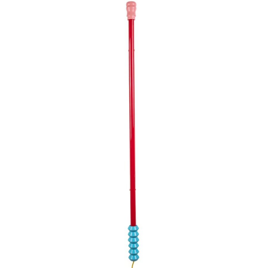 Nástěnné dekorační světlo SUPERLINEA 141,5 cm, červená, dřevo / plast, Seletti - main (0)