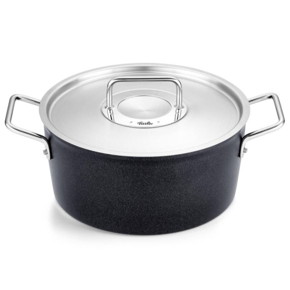 Vysoký kastrol ADAMANT 24 cm, černá, hliník, Fissler - main (0)