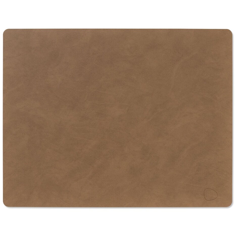 Prostírání SQUARE NUPO 35 x 45 cm, hnědá, kůže, LIND DNA - main (0)