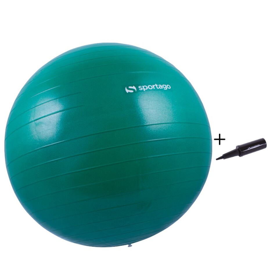 Gymnastický míč Sportago Anti-Burst 65 cm, včetně pumpičky - zelená - main (0)
