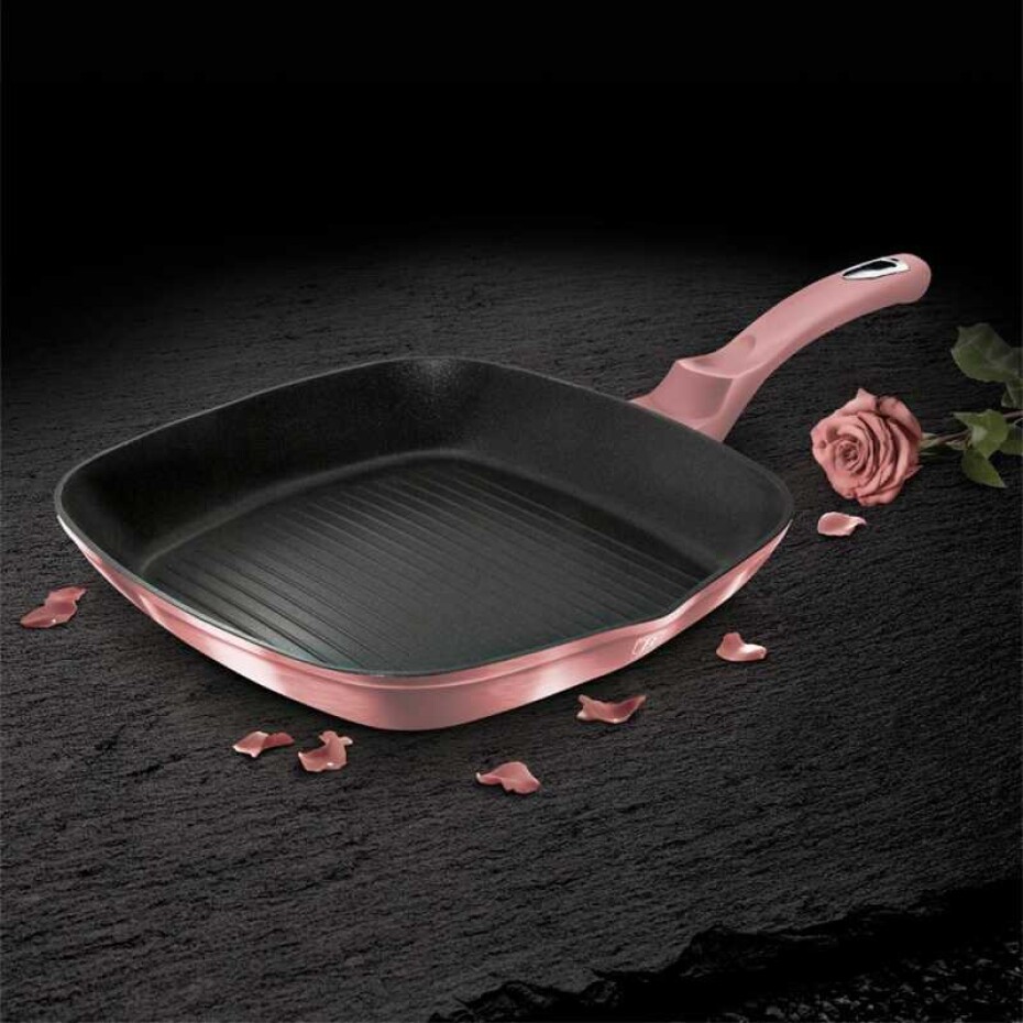 BERLINGERHAUS Pánev grilovací s titanovým povrchem 28 cm I-Rose Edition  BH-6027 - main (7)