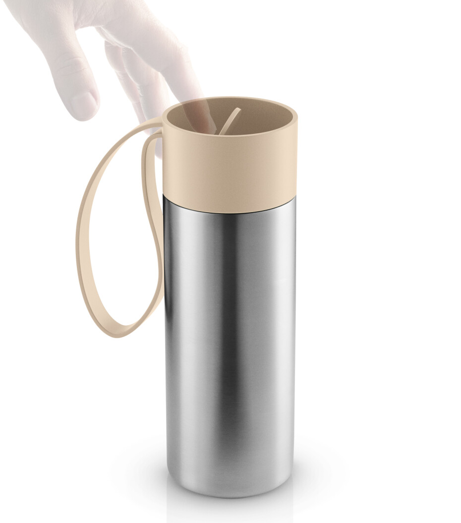 Termohrnek na cesty nerezový 350ml béžový eva solo - main (2)
