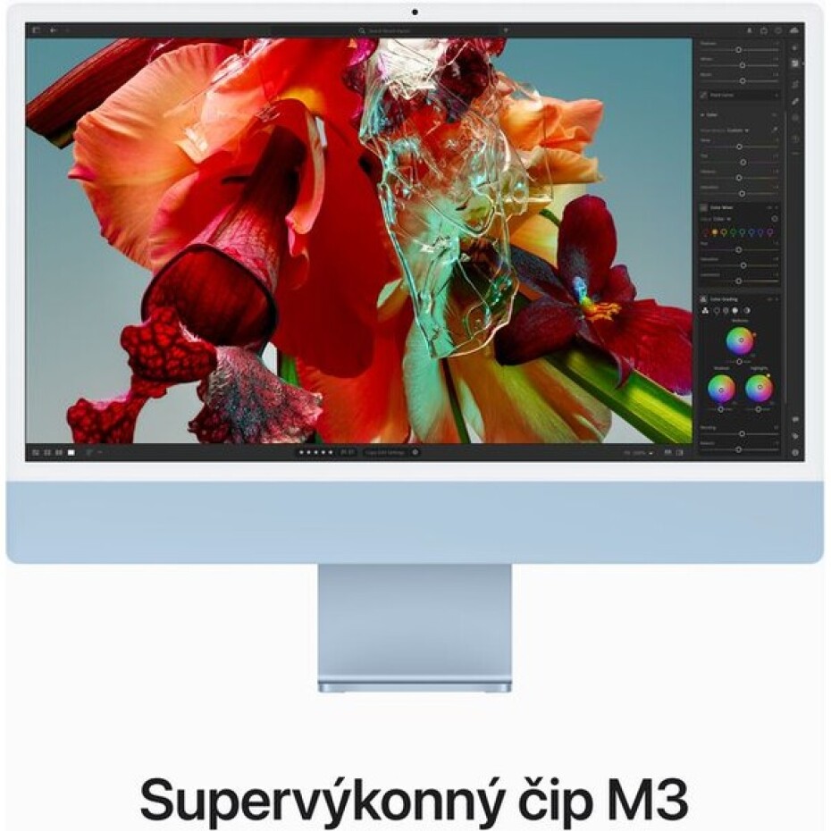 Apple iMac 24" M3 (2023) 10GPU/8GB/256GB modrý - main (2)