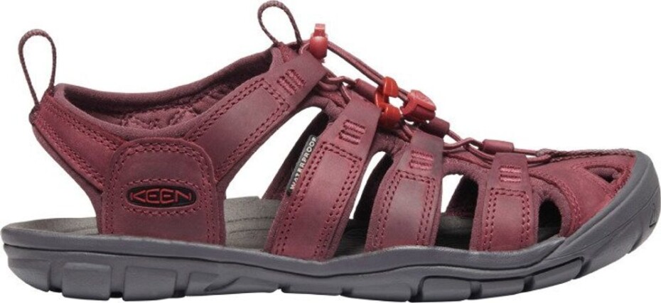 Sandály Clearwater CNX Leather W wine/red dahlia, Keen, 1025088, vínová - 39.5 - main (1)