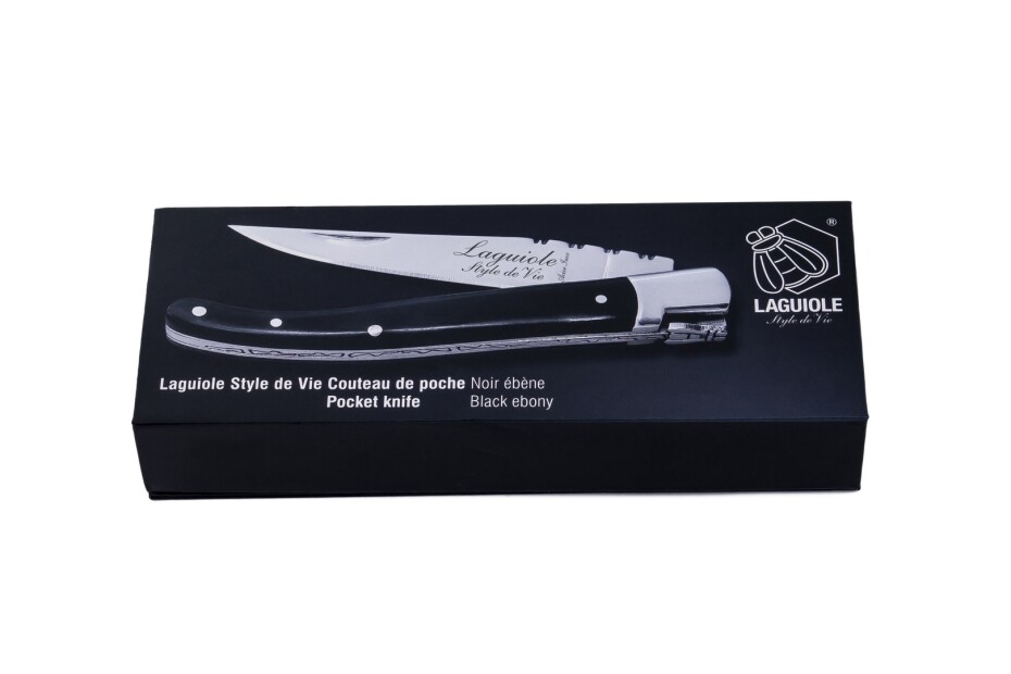 Kapesní nůž LUXURY, ebenová rukojeť, Laguiole - main (6)