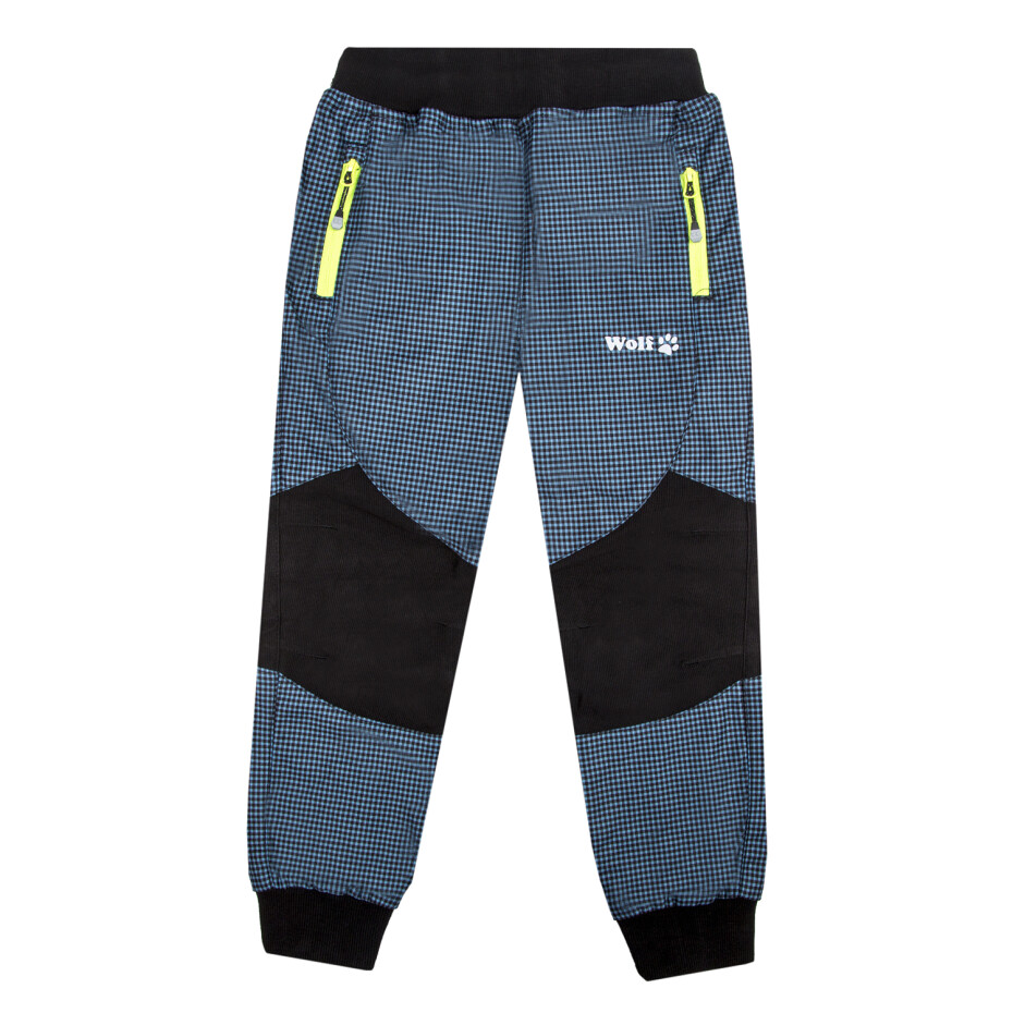 Chlapecké outdoorové kalhoty - Wolf T2251, petrol / signální zipy Barva: Petrol, Velikost: 98 - main (0)