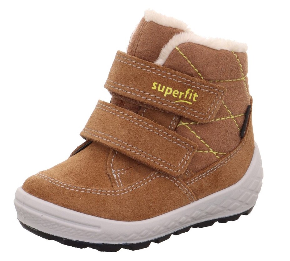 Dětské zimní boty GROOVY 2.0 Brown/Yellow Gore-TEX, Superfit,1-106314-3000 - 21 - main (0)