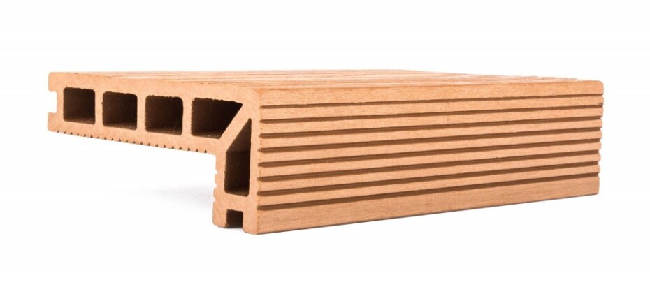 G21 Terasové prkno G21 zakončovací, 2,5 x 14,8 x 400 cm, Light Wood, WPC G21-6391047 - main (3)