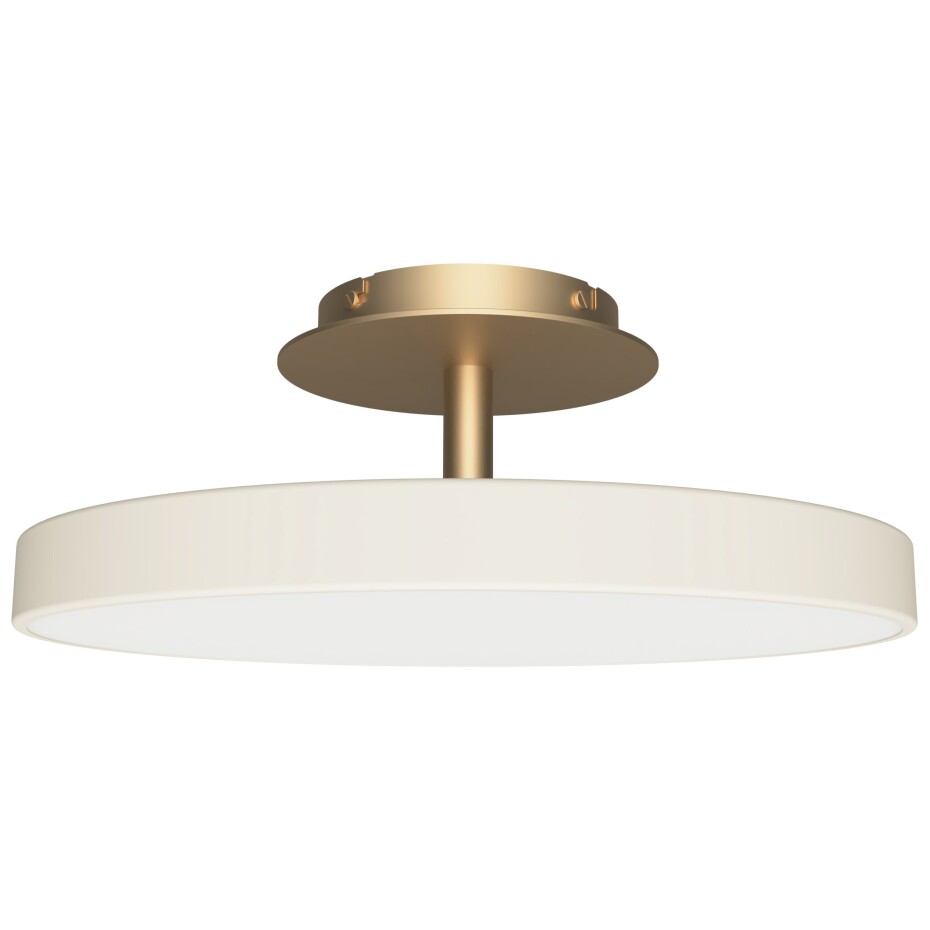 Závěsná lampa ASTERIA UP 43 cm, bílá / zlatá, hliník, Umage - main (0)