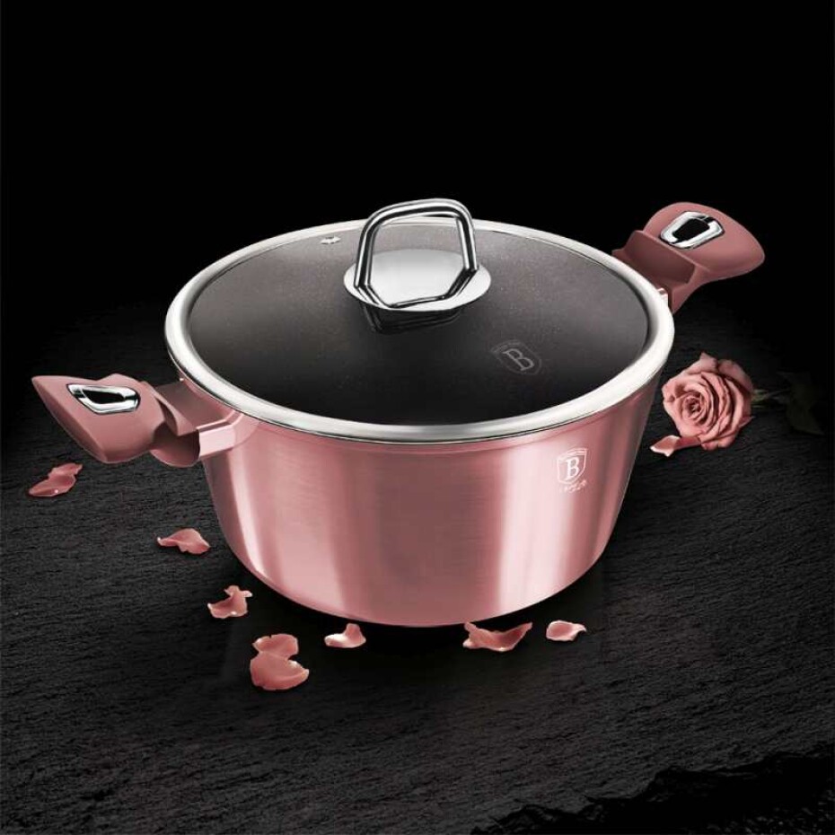 BERLINGERHAUS Kastrol s poklicí s titanovým povrchem 20 cm I-Rose Edition BH-6034 - main (7)