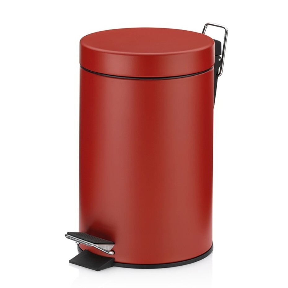 KELA Kosmetický koš MONACO kov červená 3l KL-24289 - main (1)