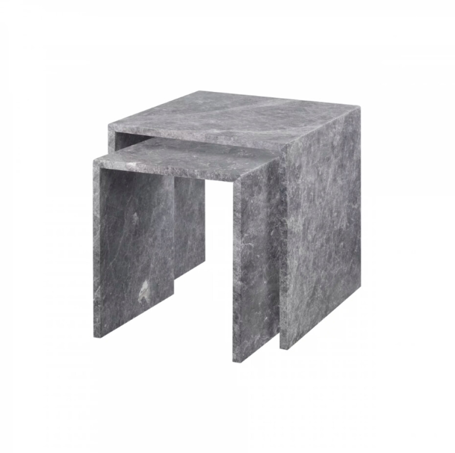 BLOMUS Odkládací stolek, set 2 ks VARU tundra grey - main (0)