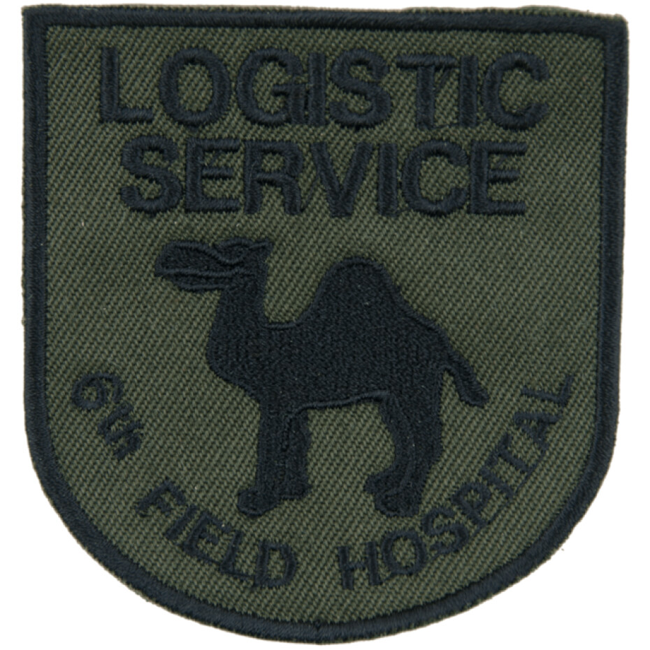 Nášivka: LOGISTIC SERVICE 6th F.H. olivová | černá - main (0)