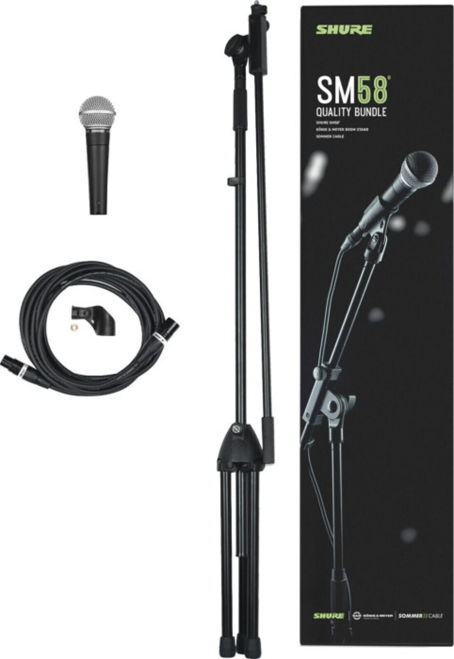 Shure HOT SET, SM58-LCE, K&M MicStand, 6m Sommer XLR cable - main (0)