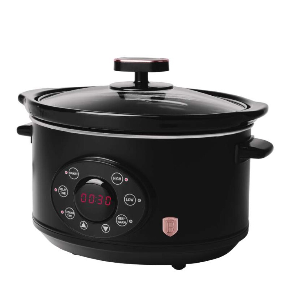 BERLINGERHAUS Pomalý hrnec s poklicí Slow Cooker 3,5 l Black Rose Collection BH-9501 - main (2)