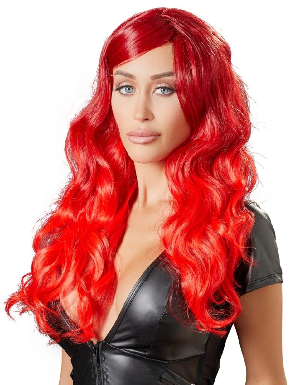Cottelli Wig Wavy Long Red - main (1)