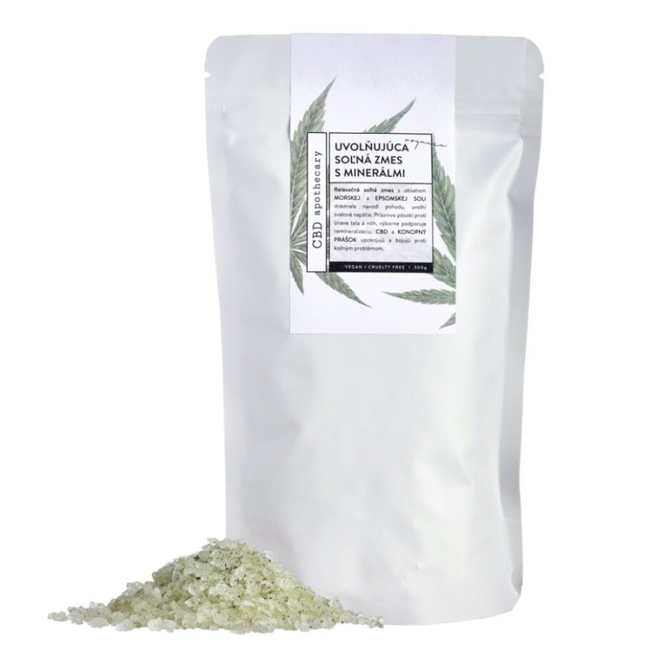 Soaphoria Uvolňující solná směs s minerály CBD 500 g - main (0)