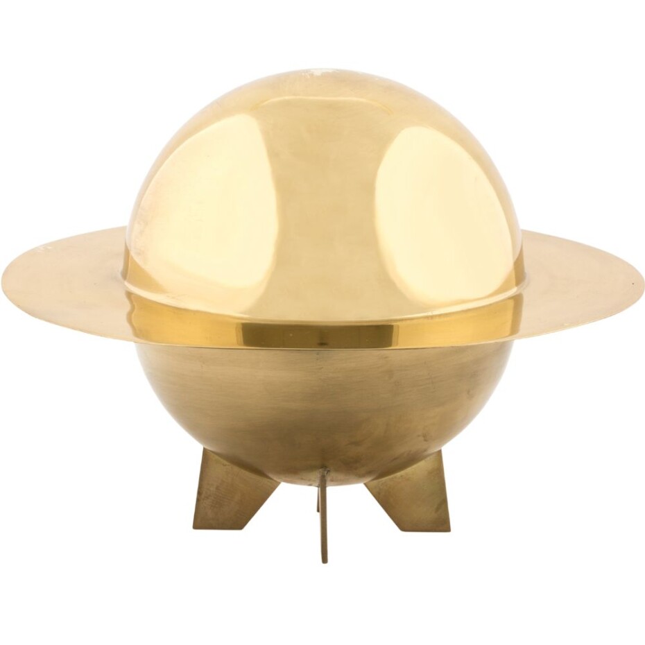 Servírovací mísa COSMIC DINER LUNAR 32 cm, s víkem, mosazná, Seletti - main (0)