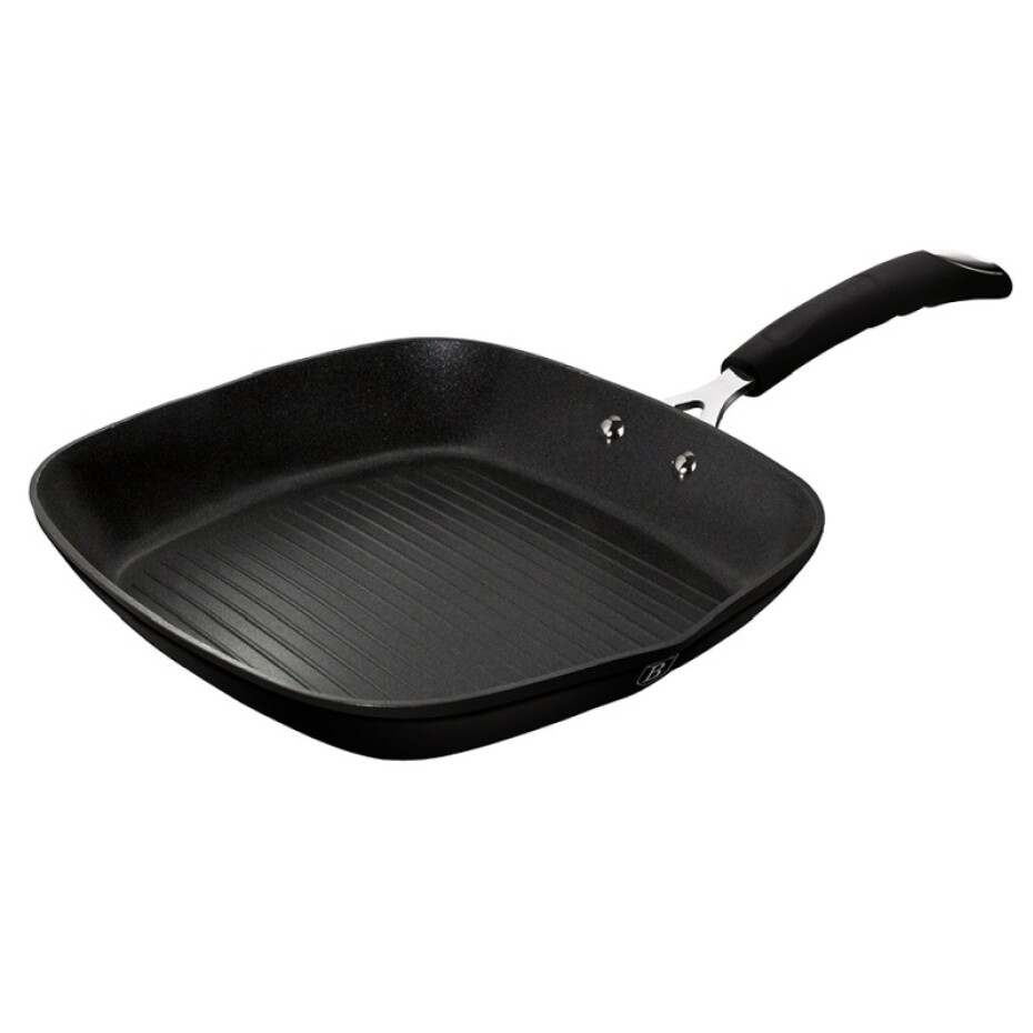 BERLINGERHAUS Pánev grilovací s titanovým povrchem 28 cm Black Professional Line BH-6127 - main (0)
