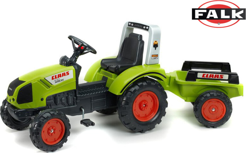 FALK Traktor šlapací Claas Arion 430 s vlečkou - main (0)