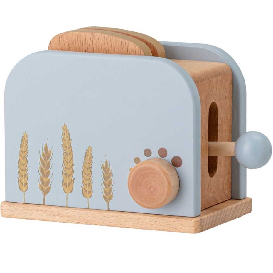 Hrací set toastovač ADDA, sada 7 ks, modrá, dřevo, Bloomingville - main (8)
