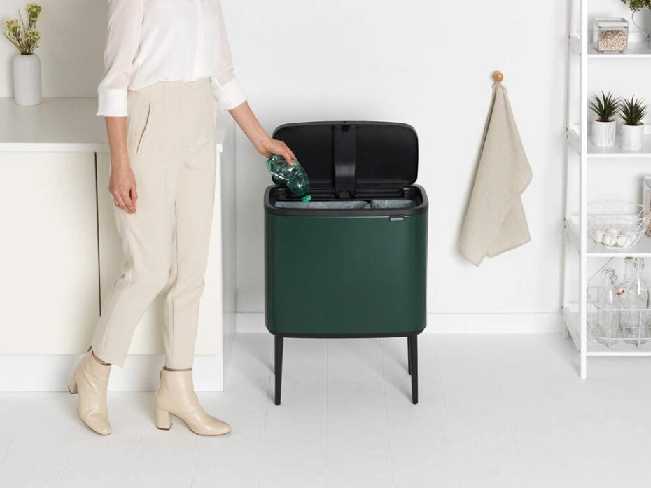 Dotykový odpadkový koš BO TOUCH BIN 11 + 23 l, zelená, Brabantia - main (7)