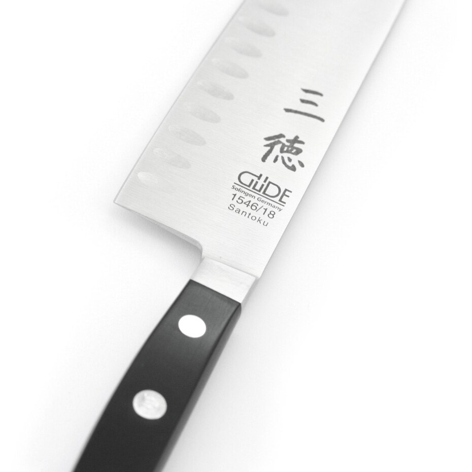 Güde Solingen Santoku nůž ALPHA POM 18 cm, černá, Güde - main (10)