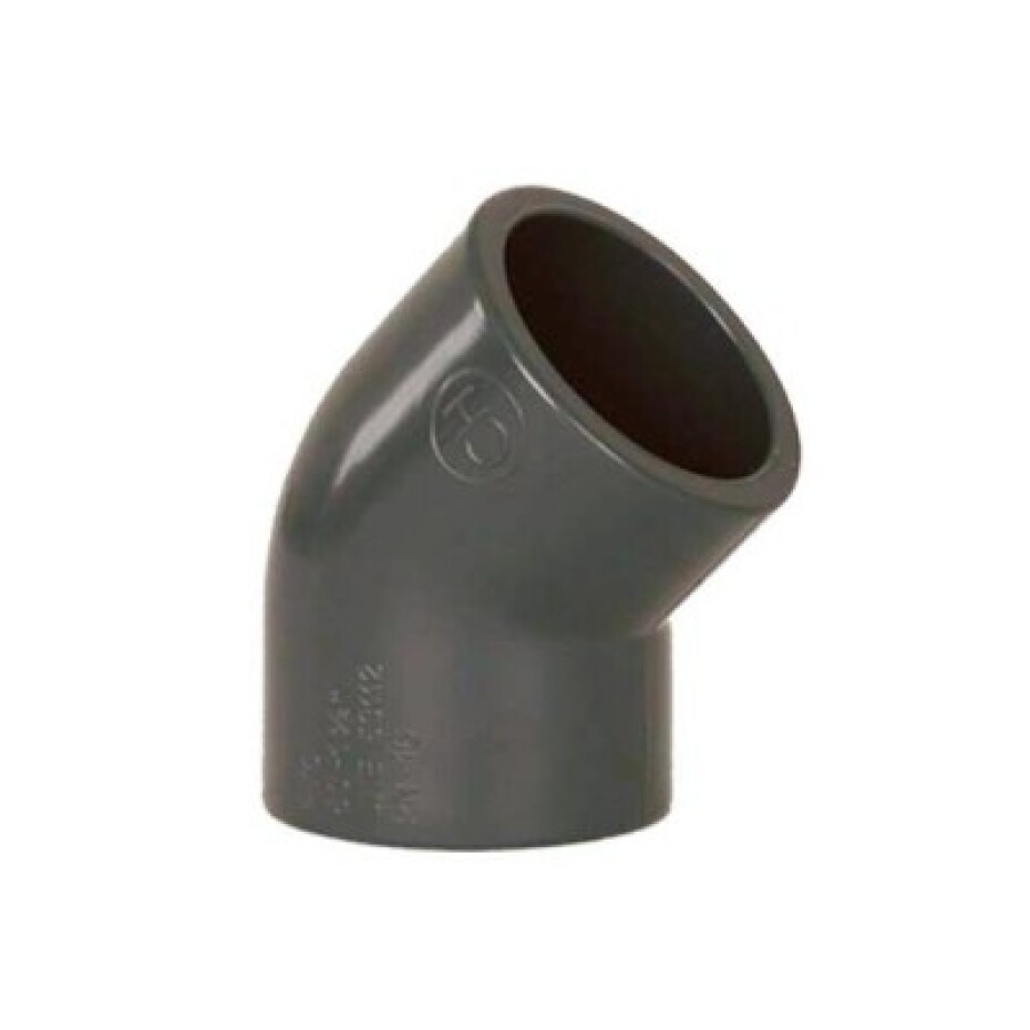 PVC tvarovka - Úhel 45° 140 mm - main (0)