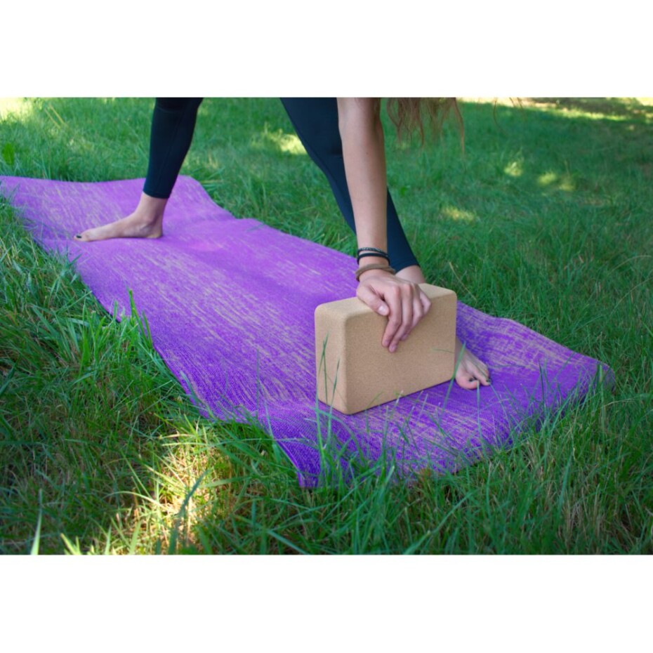 Sportago Yoga Cork Block - main (11)