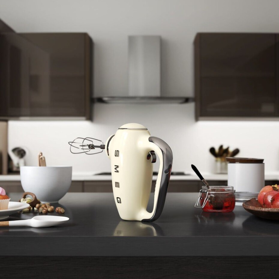 Ruční šlehač HMF01CREU, krémová, SMEG - main (1)