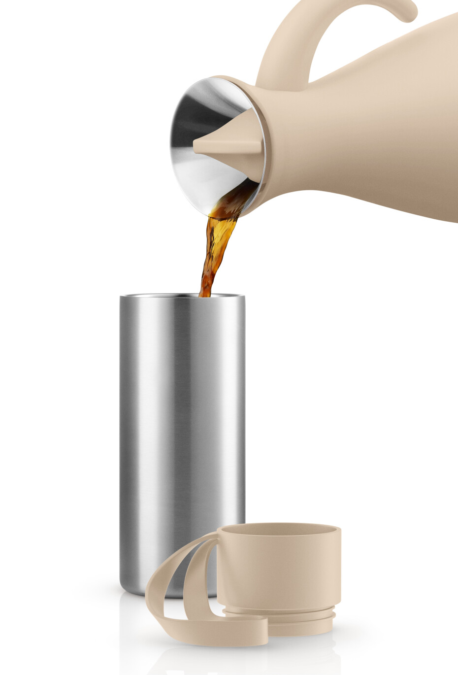 Termohrnek na cesty nerezový 350ml béžový eva solo - main (3)