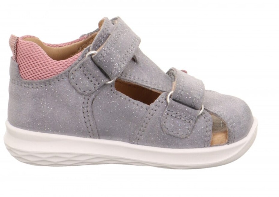 Dívčí sandály BUMBLEBEE, Superfit, 1-000388-2500, šedá - 26 - main (1)