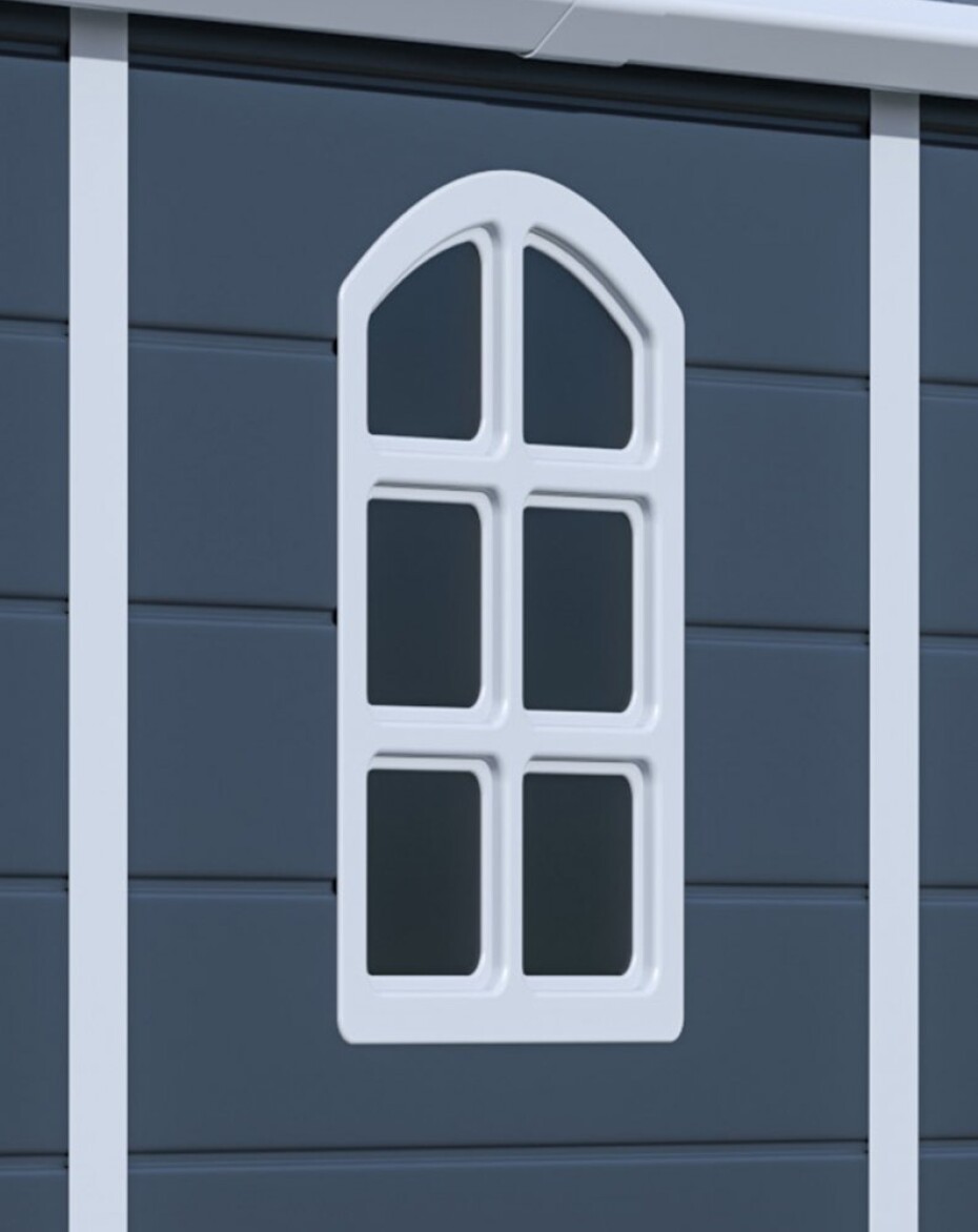 G21 Zahradní domek G21 Boston 670 - 241 x 278 cm, plastový, šedý G21-6390074 - main (6)