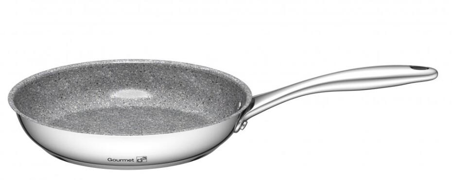 G21 Pánev G21 Gourmet Miracle 28 cm s poklicí, nerez/greblon G21-60022156 - main (1)