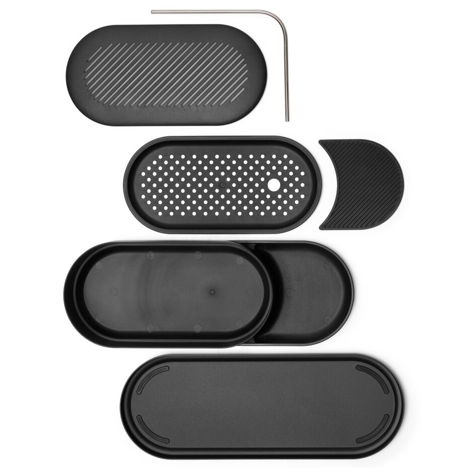Kuchyňský organizér SINKSTYLE 35 cm, minerálně šedá, plast, Brabantia - main (6)