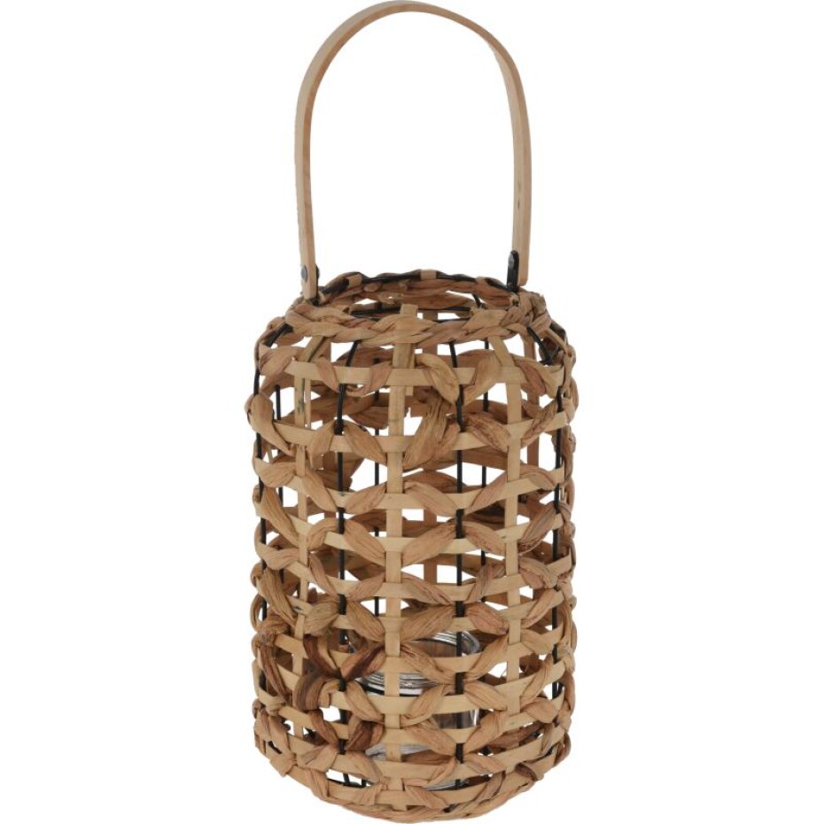 PROGARDEN Lucerna na svíčku kulatá přírodní 45 cm KO-NB1421230 - main (0)