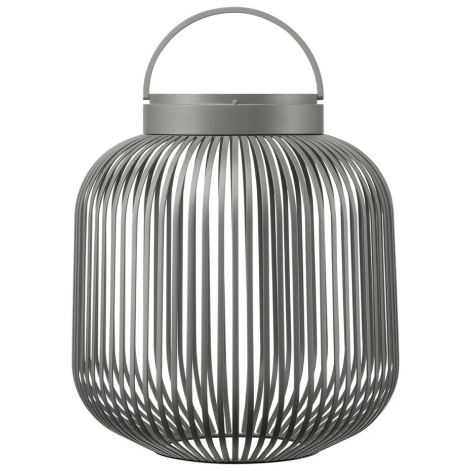 Přenosná stolní lampa LITO M 30,5 cm, LED, granitově šedá, ocel, Blomus - main (0)