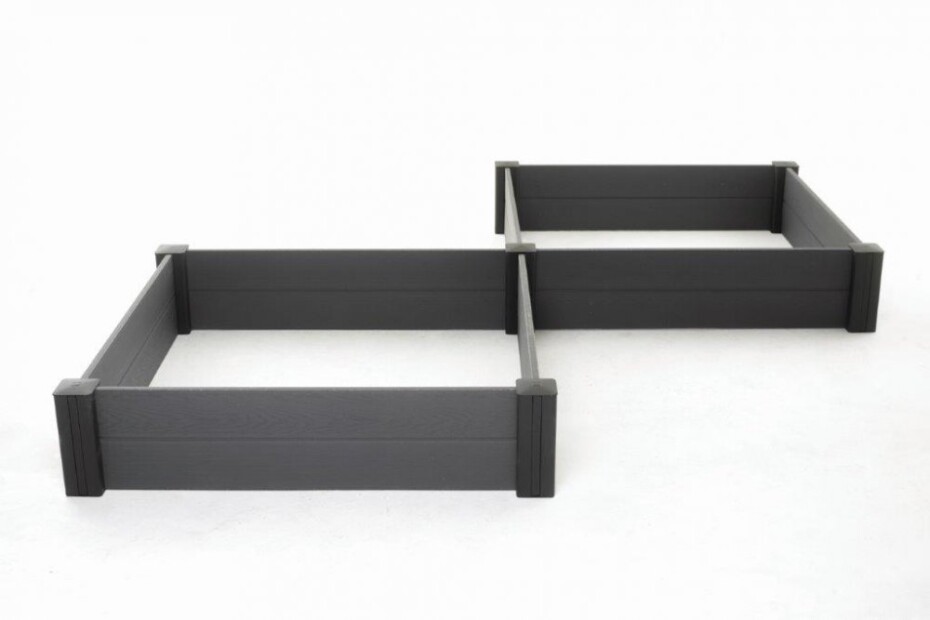 Keter Vyvýšený záhon Keter Vista Modular Garden Bed dvoubalení šedý KT-610334 - main (0)