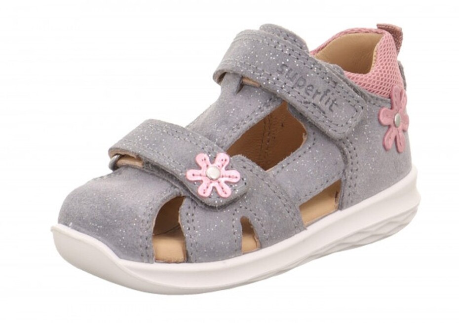 Dívčí sandály BUMBLEBEE, Superfit, 1-000388-2500, šedá - 26 - main (0)