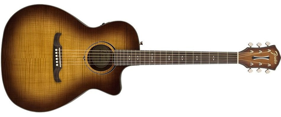 Fender FA-345CE Auditorium 3-Tone Tea Burst Laurel - main (0)