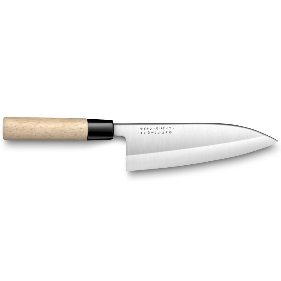 Japonský nůž DEBA 18,5 cm, hnědá, Lion Sabatier - main (3)