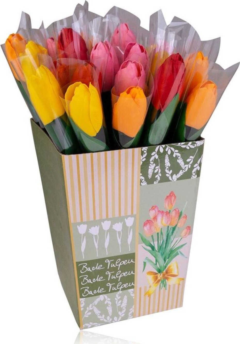 Accentra - Mýdlová růže na stonku Mýdlový tulipán na stonku 1x4g Barva: Oranžová - main (0)