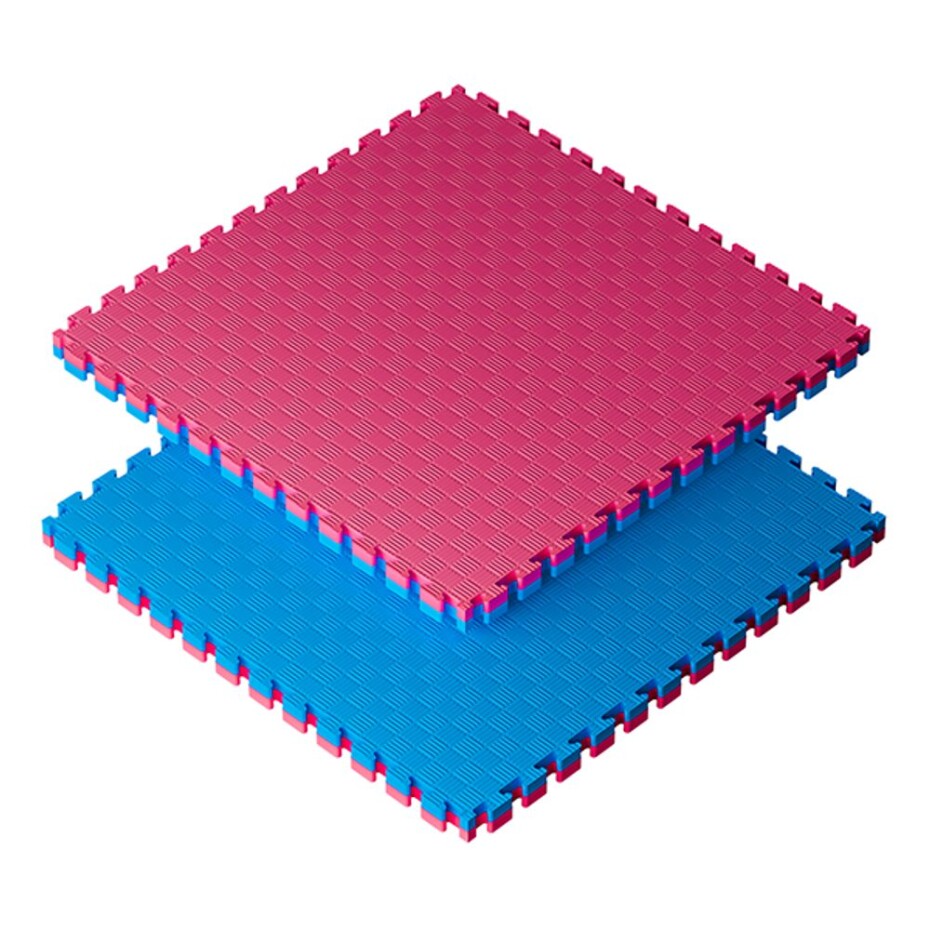Sportago Tatami Taekwondo podložka 100x100cm červená-modrá - 4 cm - main (0)