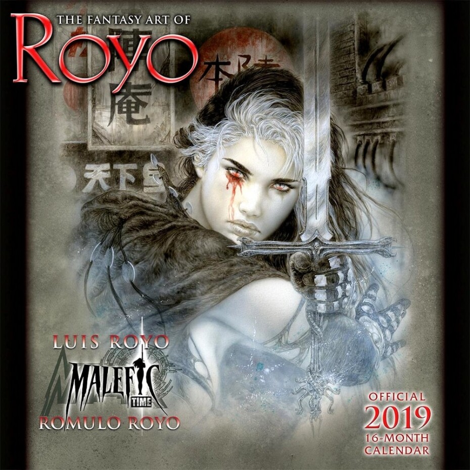 FANTASY ART OF ROYO - 2019 CALENDAR - main (0)