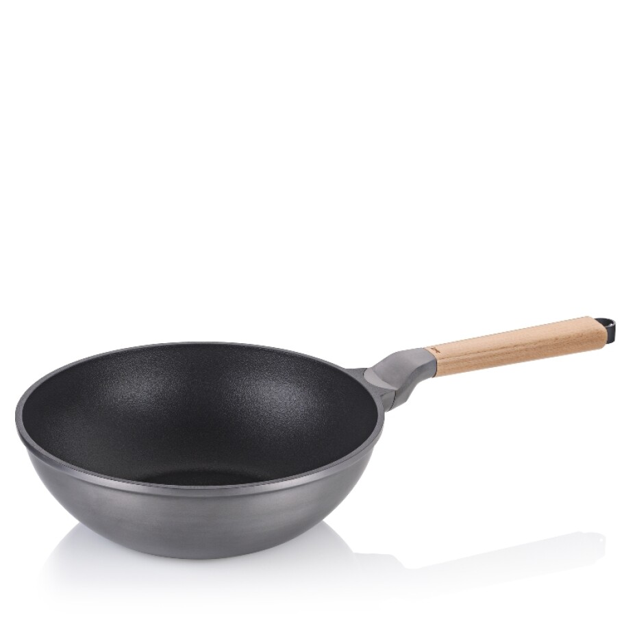 KELA Pánev Wok Vitana litý hliník šedá 30 x 10 cm KL-10087 - main (0)